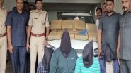 India News | Police Seize 72 Kg Ganja, 1.8 Kg of Ganja Seeds, Arrest Four Accused