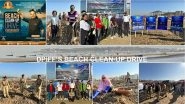 Business News | Team DPIFF Accomplished Beach Clean-Up Drive with Kailash Kher and Adv. Afroz Shah at Versova Beach, Mumbai