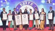 Business News | VKM Silks Sets Elite World Records for Their Artistry Handloom Silk Saris