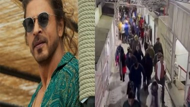 Entertainment News | After Mecca, Shah Rukh Khan Visits Vaishno Devi Temple Ahead of 'Pathaan' Release, Video Viral