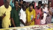 Entertainment News | Rajinikanth Fans Cut 15-ft-long Cake to Celebrate His 72nd Birthday