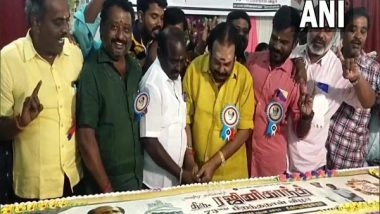 Entertainment News | Rajinikanth Fans Cut 15-ft-long Cake to Celebrate His 72nd Birthday