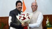 India News | Himachal Deputy CM Mukesh Agnihotri Calls on Governor Arlekar