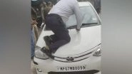 India News | Asked to Stop, Car Driver Hits Traffic Policeman, Carries Him 4 Km on Bonnet in MP's Indore