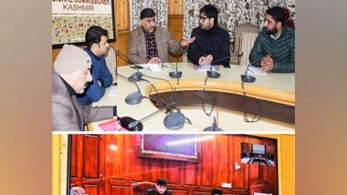 India News | Senior Kashmir Official Reviews Preparations for Operation of Helicopter Service