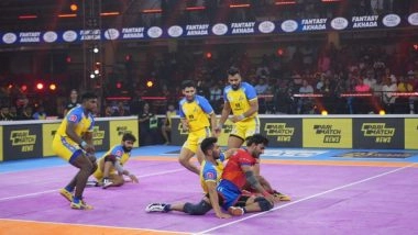 Sports News | PKL: UP Yoddhas' Playoffs Campaign to Begin with Tamil Thalaivas Challenge in Eliminator 2