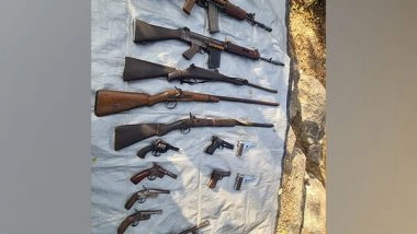 India News | Bihar: CRPF Recovers Huge Cache of Arms, Explosives in Joint Op