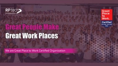 Business News | Rashi Peripherals Recognized as a 'Great Place to Work' for Second Year