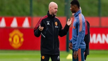Sports News | Manchester United Manager Erik Ten Hag Compares Marcus Rashford to PSG Star Kylian Mbappe