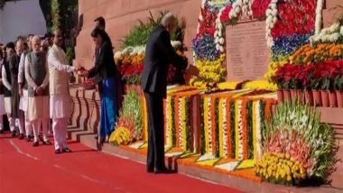 India News | Vice President Dhankhar, PM Modi Pay Floral Tributes to Victims of 2001 Parliament Attack