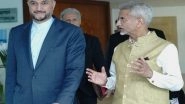 World News | Jaishankar, Iran Counterpart Discuss Bilateral Ties over Phone Call: Iranian Foreign Ministry