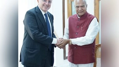 India News | Italian Envoy Calls on Punjab Governor, Evinces Interest in Promotion of Cultural, Tourism Ties