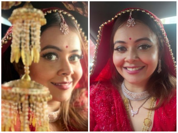 Entertainment News | Did 'Bigg Boss' Fame Devoleena Bhattacharjee Just Get Married? Photos Have Netizens Confused - Vimarsana News