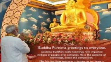 World News | PM Modi Projects Buddhism as Unique Part of India's Foreign Policy