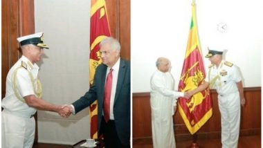 World News | Indian Navy Chief Discusses Defence Cooperation with Sri Lankan PM, President in Colombo