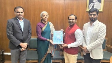 Finance Minister Nirmala Sitharaman Meets Global Tech Summit Team, Extends Support To Promote India’s G20 Presidency