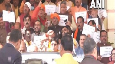 India News | Bihar Hooch Tragedy: BJP MLAs Protest Outside State Assembly