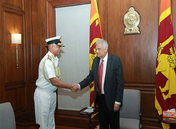 World News | Indian Navy Chief Apprises Sri Lankan President of Bilateral Maritime Engagements Between Two Navies