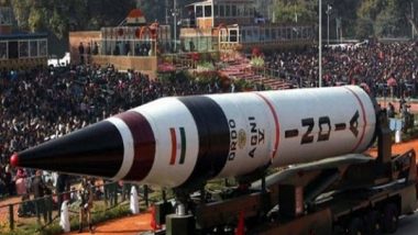 India Successfully Carries Out Night Trials of Over 5,000 KM Range Agni-5 Ballistic Missile