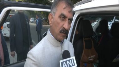 Himachal Pradesh CM Sukhvinder Singh Sukhu Says Vikramaditya Singh, Son of Former CM Virbhadra Singh, Will Be Inducted in State Cabinet