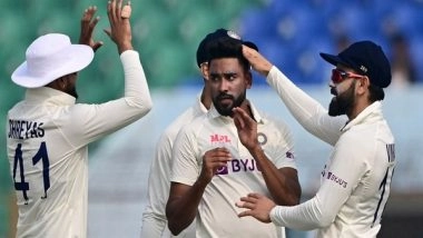 Sports News | Plan Was to Bowl Consistently at Stumps in One Area in Bangladesh Innings: Indian Pacer Siraj
