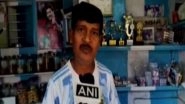 India News | West Bengal: Tea Seller Paints House, Shop in Argentina's Flag Colour