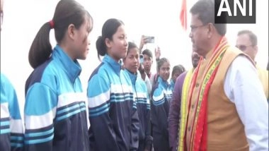 India News | Tripura CM Manik Shah Lays Foundation Stone of Infrastructure Projects at Regional College Physical Education