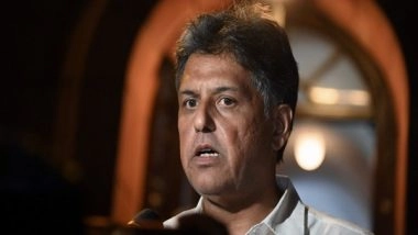 India News | Manish Tewari Gives Adjournment Motion Notice in LS for Discussion on India-China Border Situation