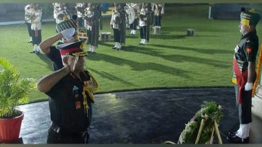 India News | Chennai: GoC Dakshin Bharat Lays Wreath on Occasion of Vijay Diwas