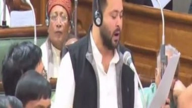 India News | MLAs Carry Chair, Create Ruckus in Bihar Assembly as Tejashwi Speaks