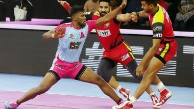 Sports News | PKL: Sahul Kumar's Impressive Show Helps Jaipur Pink Panthers Seal Final Spot