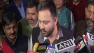 India News | Most of Liquor Supply in Bihar is from UP, Haryana Where BJP is in Power: Tejashwi Yadav