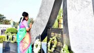India News | Telangana Governor Dr. Tamilisai Soundararajan Pays Homage to the Martyrs on 'Vijay Diwas'