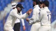 Sports News | BAN Vs IND, 1st Test: Umesh, Axar, Kuldeep Strike; Reduce Hosts to 176/3 (Tea, Day 4)