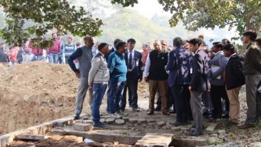 Delhi Lieutenant Governor VK Saxena Inspects Construction of Airport Drain, Five Water Bodies in Dwarka