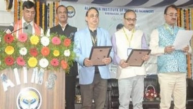 India News | Mansukh Mandaviya Inaugurates Ayushman Bharat Digital Mission at AIIMS Bibinagar