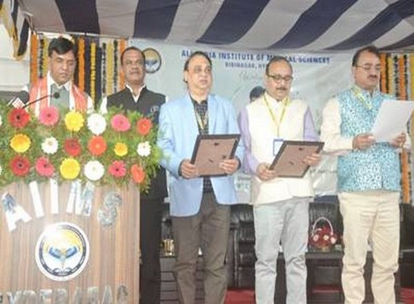 India News | Mansukh Mandaviya Inaugurates Ayushman Bharat Digital Mission at AIIMS Bibinagar