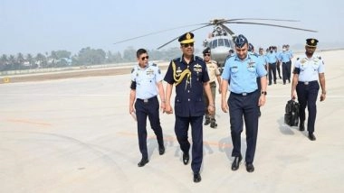 India News | Bangladesh Air Force Chief Visits Air Force Station Barrackpore in West Bengal