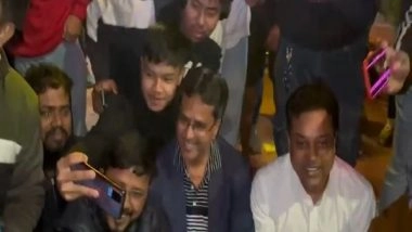 India News | Tripura CM Breaks Protocol, Drives Car in Agartala to Join Argentina Fans During FIFA World Cup Final