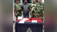 India News | Smuggler Apprehended with Gold Biscuits Worth Rs 49 Lakh Near India-Bangladesh Border