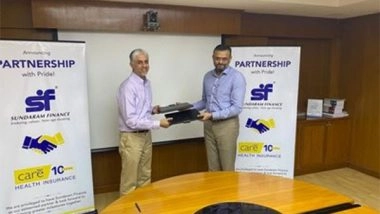 Business News | Sundaram Finance Ltd and Care Health Insurance Enter into Corporate Agency Agreement