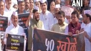 India News | Nagpur: MVA Holds Protest Against Govt Outside Assembly