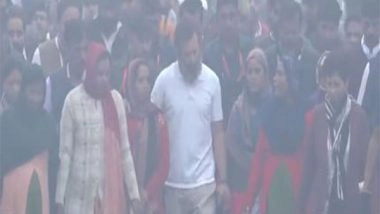 India News | Congress' 'Bharat Jodo Yatra' Resumes from Haryana's Nuh