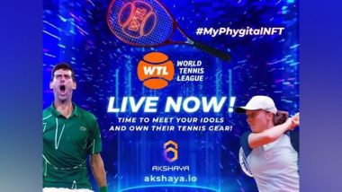 Business News | Beyond the Sport: Akshaya.io, World's First 'Phygital' Platform Joins Hands with World Tennis League