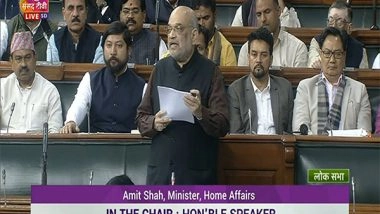 India News | Drug Menace a Serious Problem Which is Destroying Generations: Amit Shah in Lok Sabha