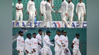 Sports News | Spinners Set to Dominate Bangladesh as India Hunt for 2-0 Test Series Win (Preview)