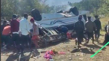 Manipur Road Accident: Seven School Students Killed, Over 40 Injured As Bus Overturns in Noney; PM Narendra Modi Announces Ex-Gratia