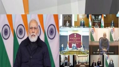 India News | PM Modi Reviews COVID-19 Situation at High-level Meeting