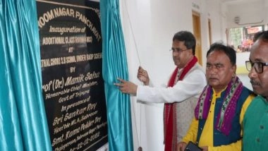 India News | Tripura: Manik Saha Inaugurates New School in Sabroom