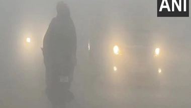 India News | Dense Layer of Fog , Low Visibility Engulf North India